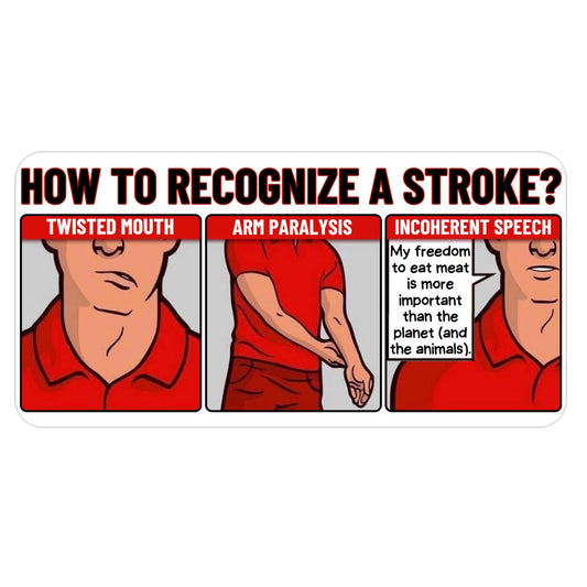 100 ‘How to recognize a stroke’ stickers